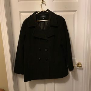 Black pea coat